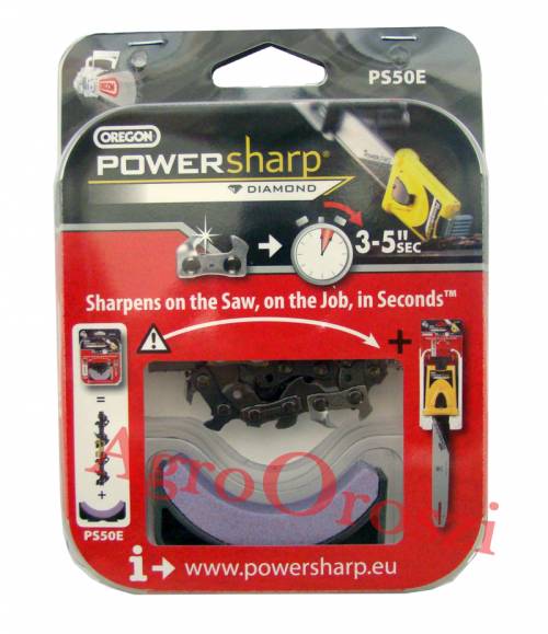 PowerSharp® lant motofierastrau + piatra ascutit PS50E