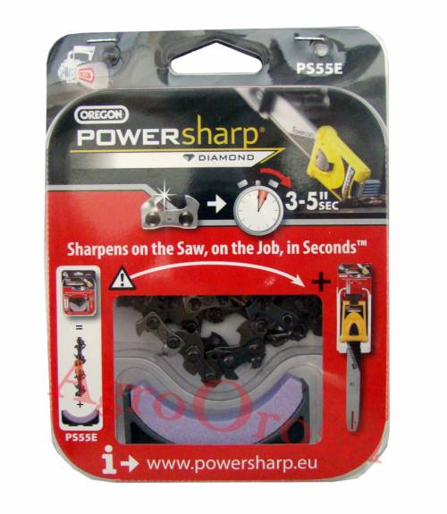 PowerSharp® lant motofierastrau + piatra ascutit  PS55E